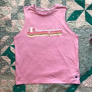 Champion graphic tank in lavender size L